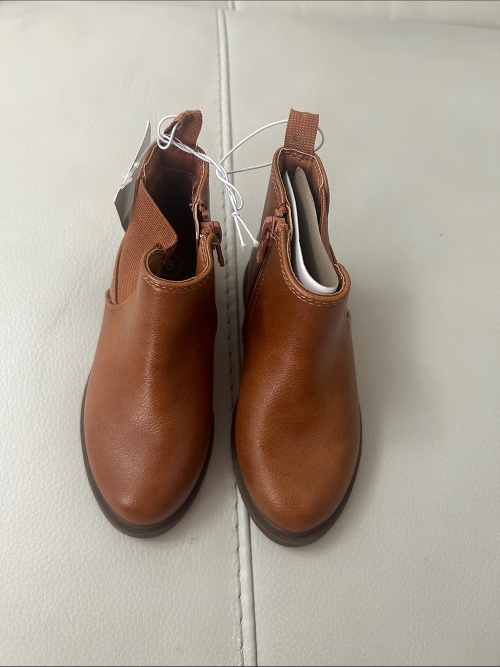 Cat & Jack Kids Tan Chelsea Boots